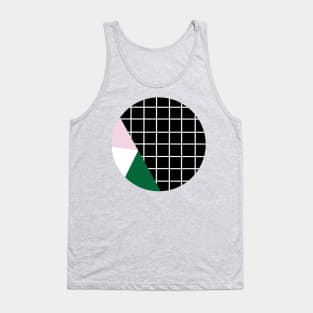 Grid Circle Tank Top